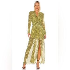 The Lumiere Maxi Dress: L’Academie. Gold chain color/design. Size XL